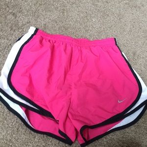 nike pink shorts